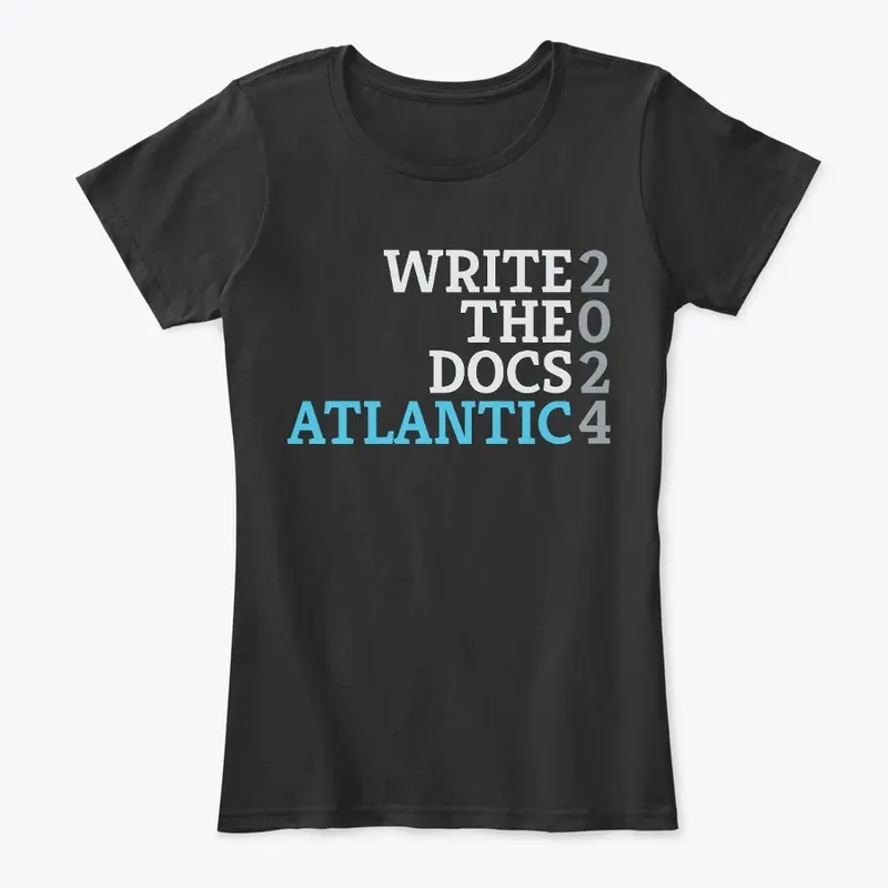 Write the Docs Atlantic 2024 Shirts